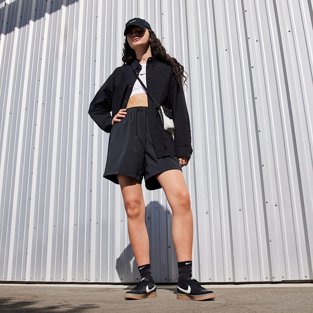 Nike  sneaker Zwart/Gum Yellow/Sail