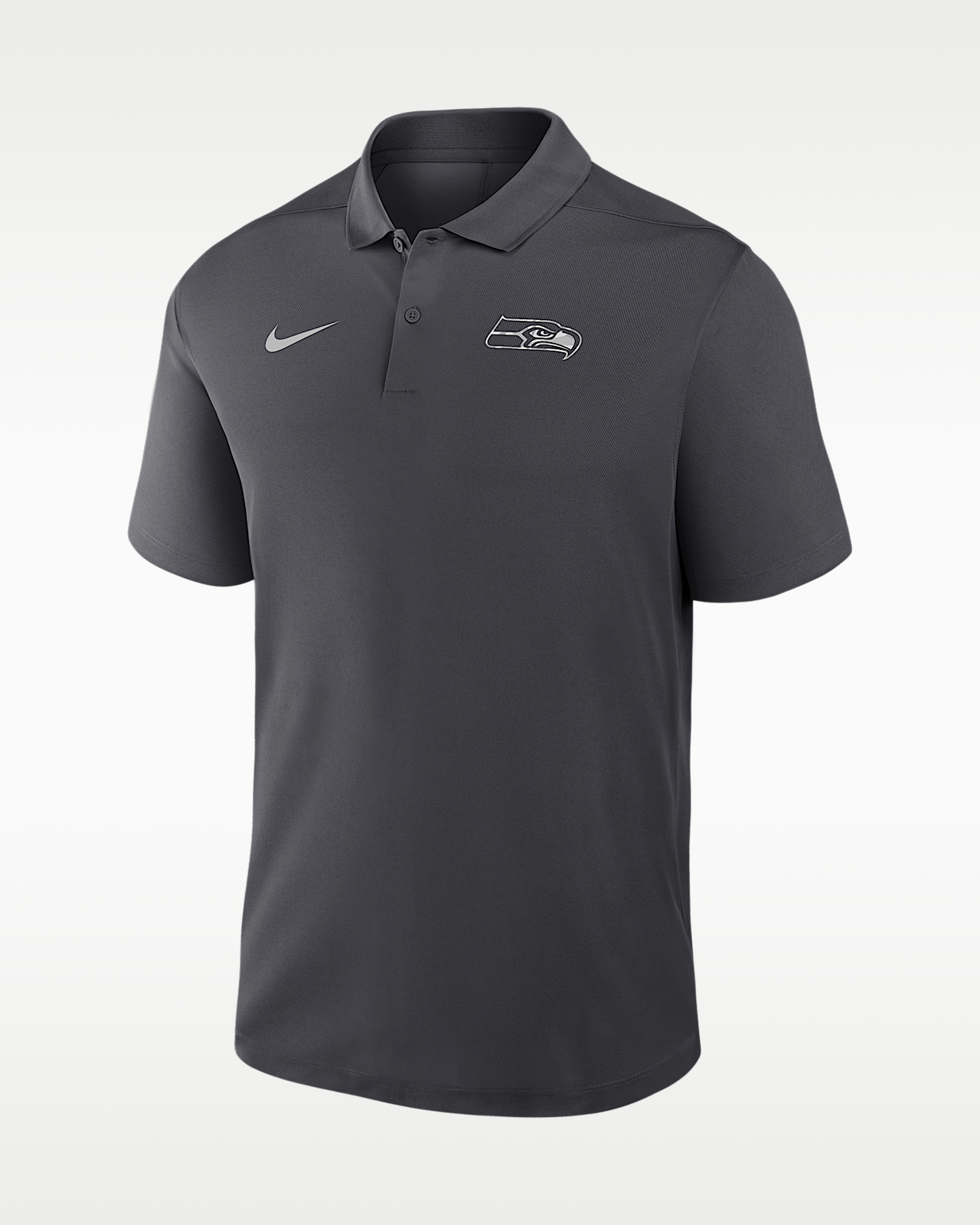 Мужские  Seattle Seahawks Fractal Logo Victory Nike Dri-FIT NFL Polo