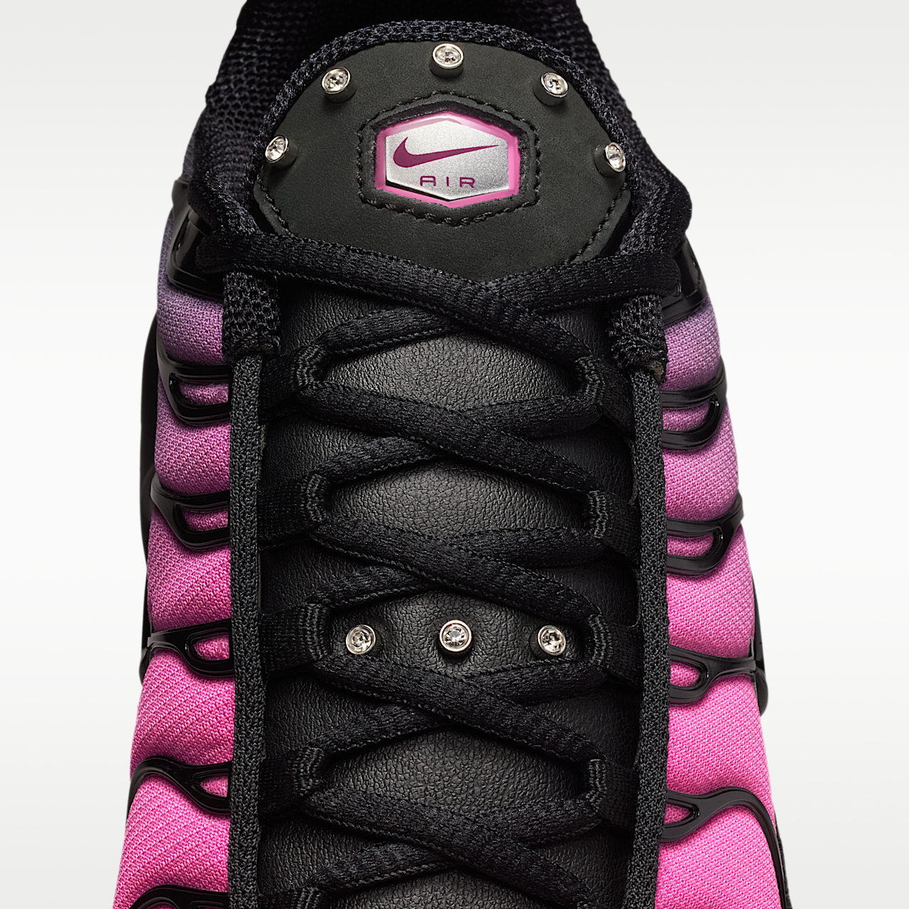Nike Air Max Plus sneaker Zwart/Metallic Silver/Peony