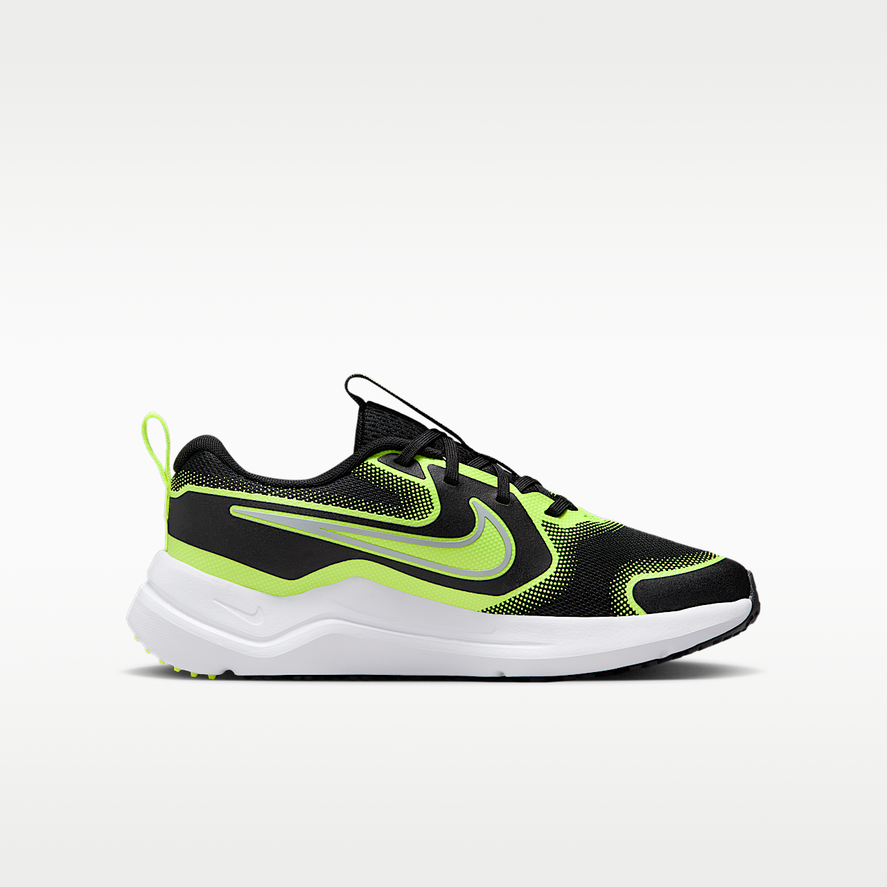 Nike  sneaker Zwart/Volt/Wolf Grey