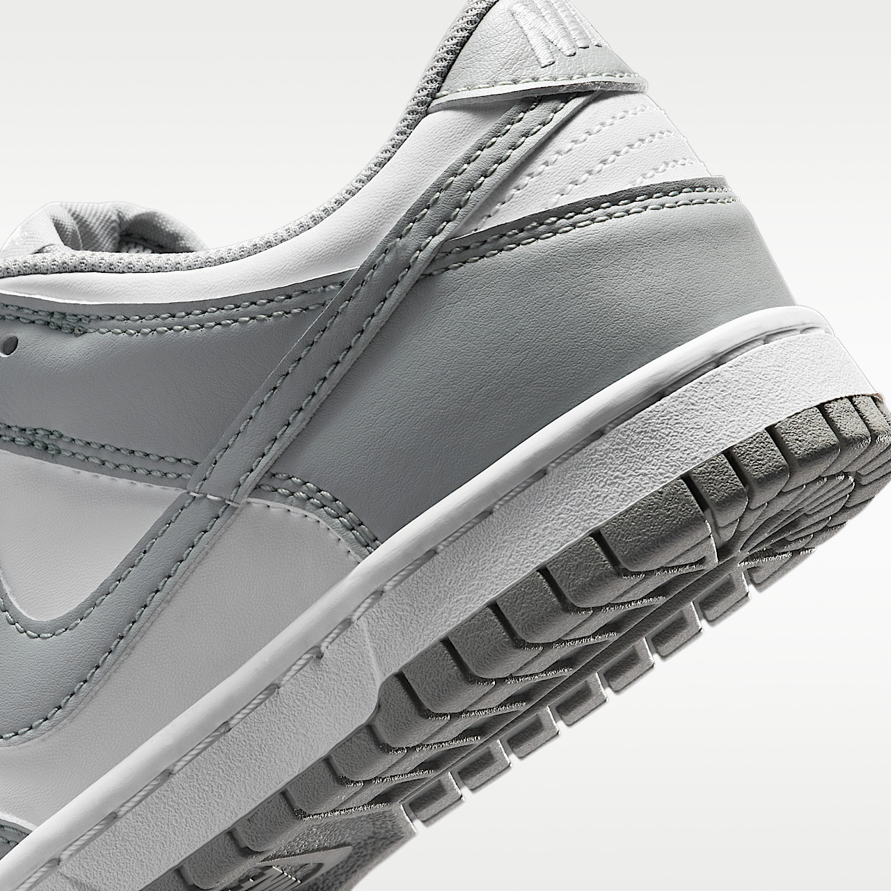 Nike Dunk Low sneaker Wit/Wit/Light Smoke Grey