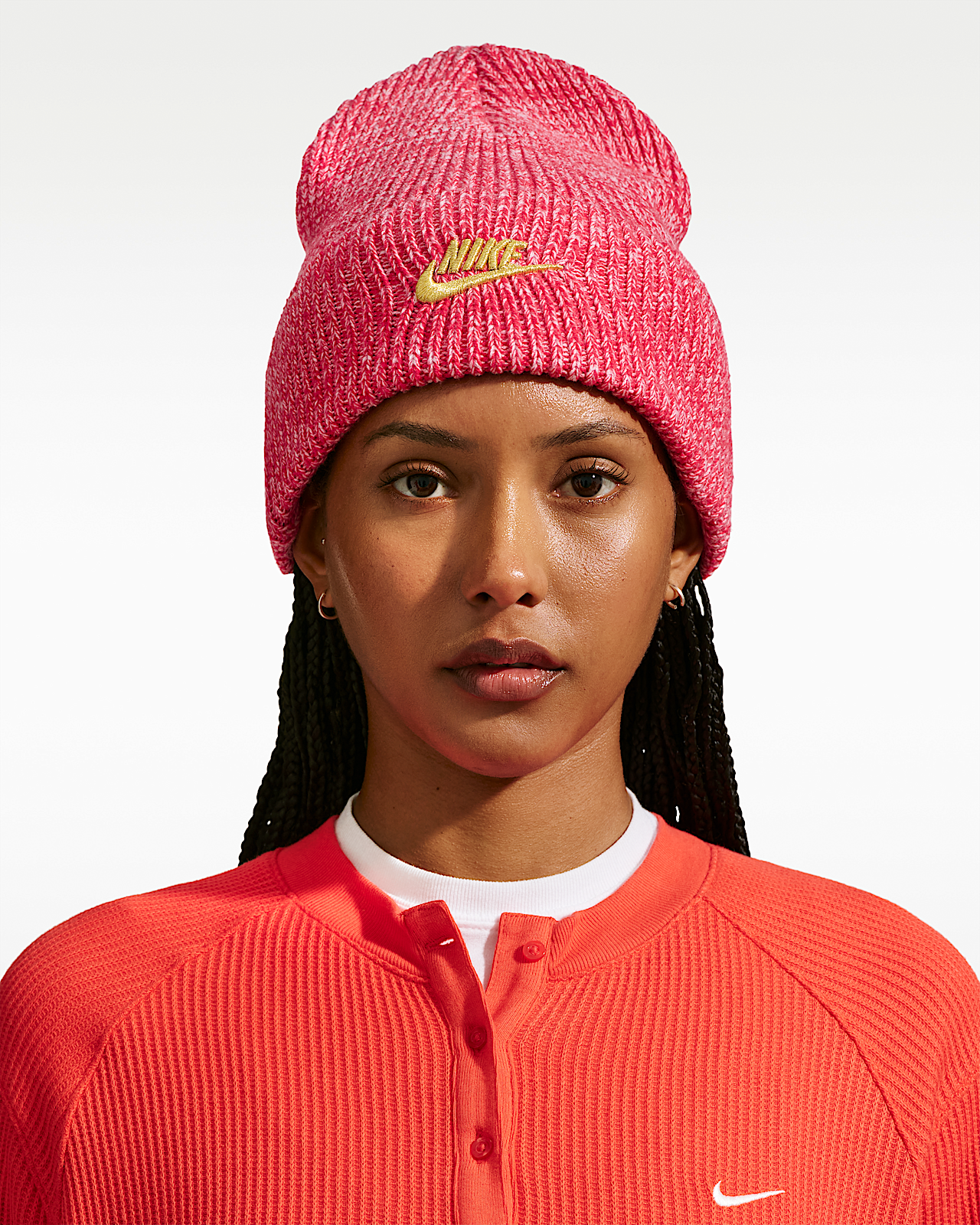 Женские  Nike Peak Tall-Cuff Holiday Beanie