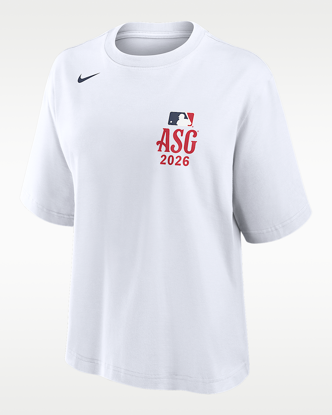 Женская футболка 2026 All-Star Game Arch Logo Boxy Nike MLB