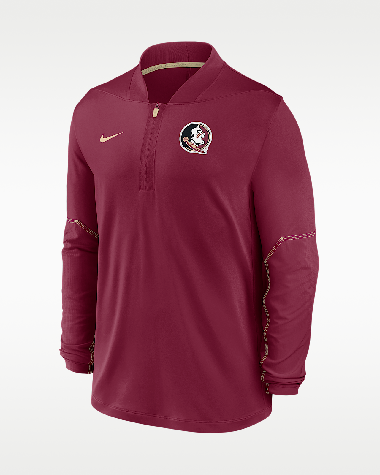 Мужские  Florida State Sideline Nike Dri-FIT College 1/2-Zip Top