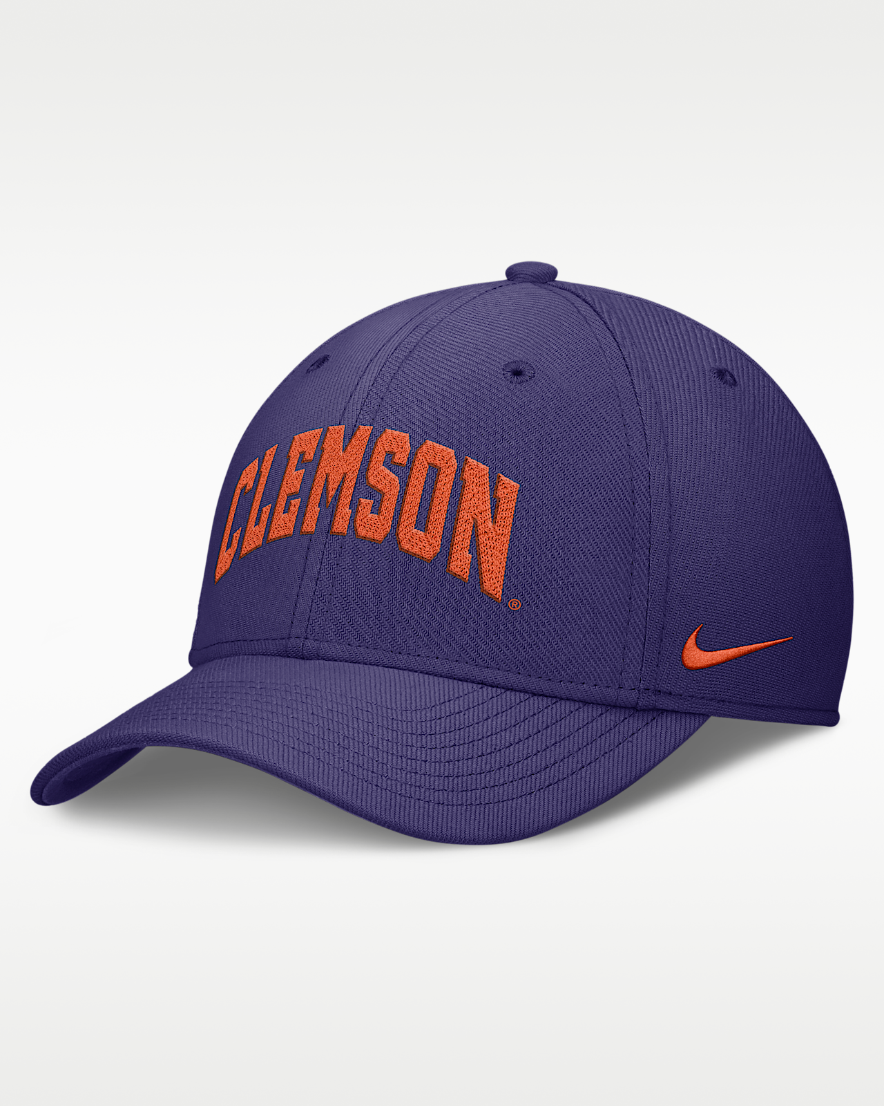 Мужские  Clemson Classic Swooshflex Nike Dri-FIT College Hat