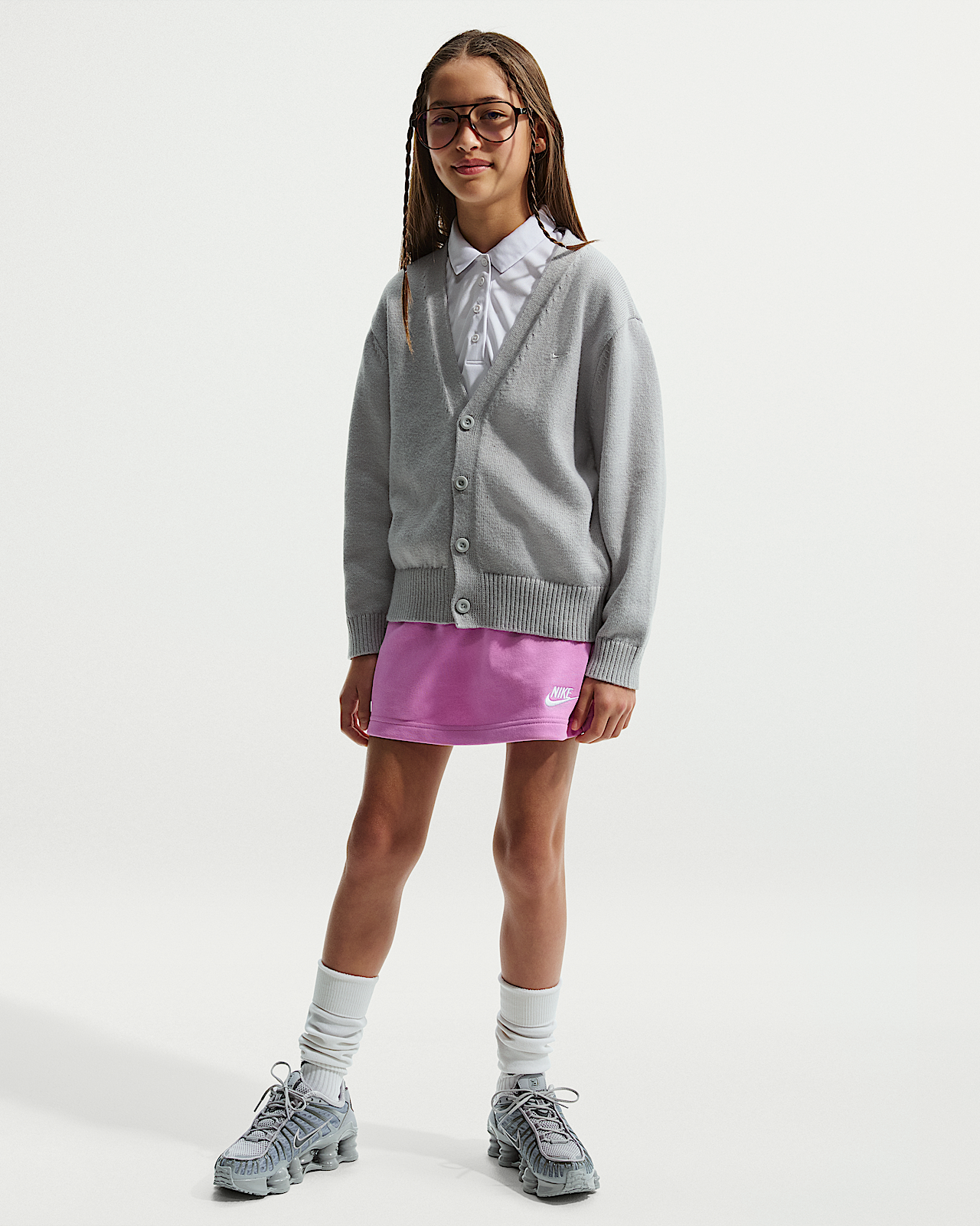 Детская юбка Nike Sportswear Club Big Kids' (Girls') French Terry Skirt