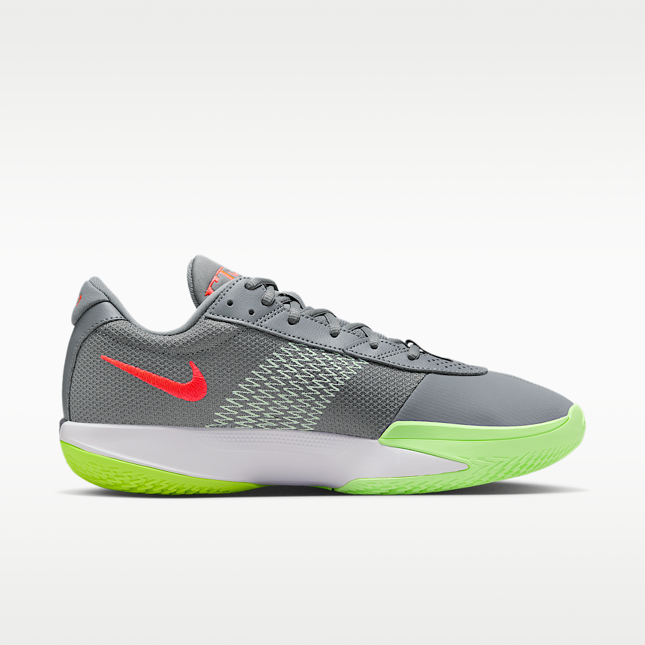 Nike  sneaker Smoke Grey/Barely Volt/Bright Crimson/Dark Smoke Grey