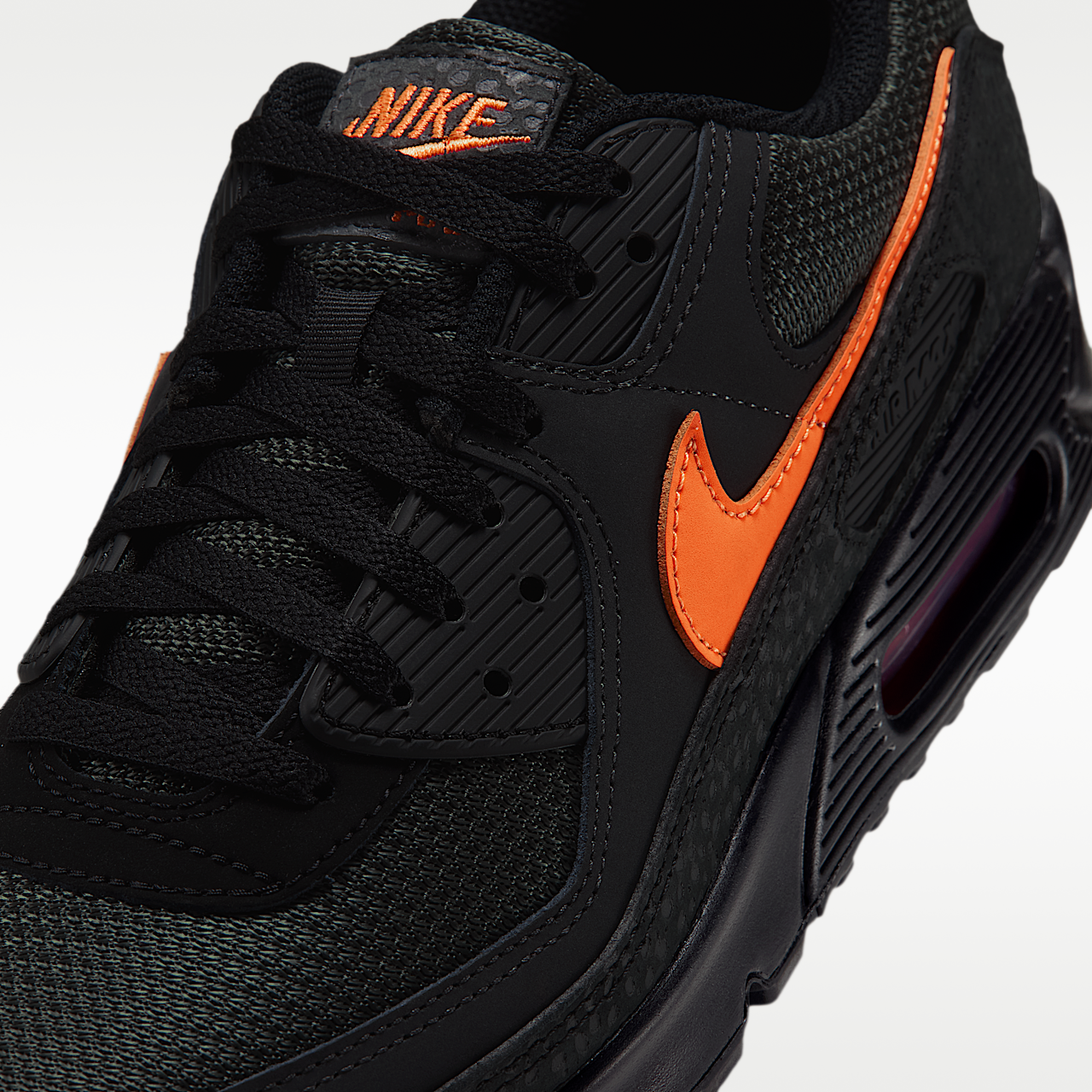 Nike Air Max sneaker Cargo Khaki/Zwart/Off Noir/Total Orange