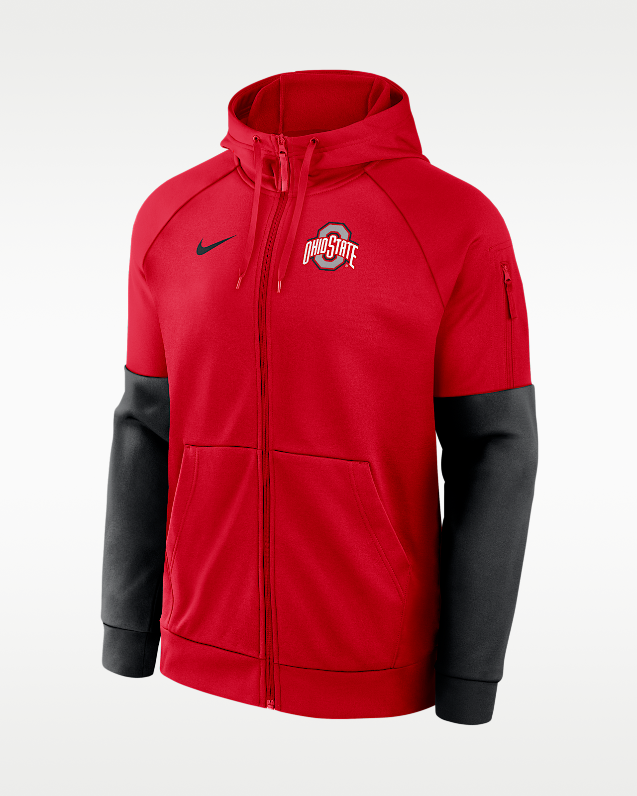 Мужское худи Ohio State Primetime Nike Therma-FIT College Full-Zip Hoodie