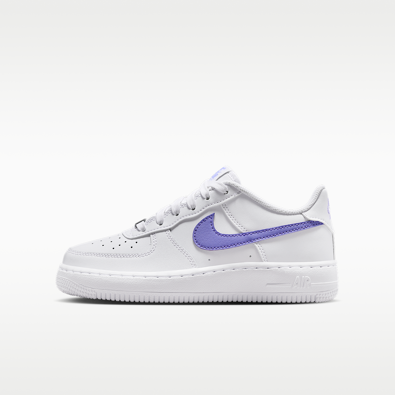Nike Air Force 1 sneaker Wit/Wit/Light Thistle