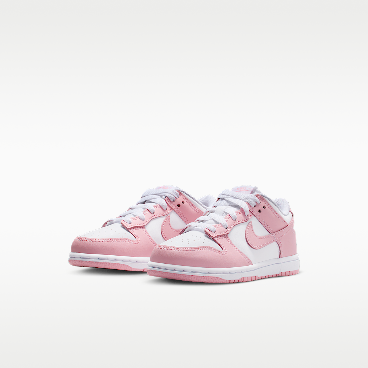 Nike Dunk Low sneaker Wit/Wit/Wit/Medium Soft Pink