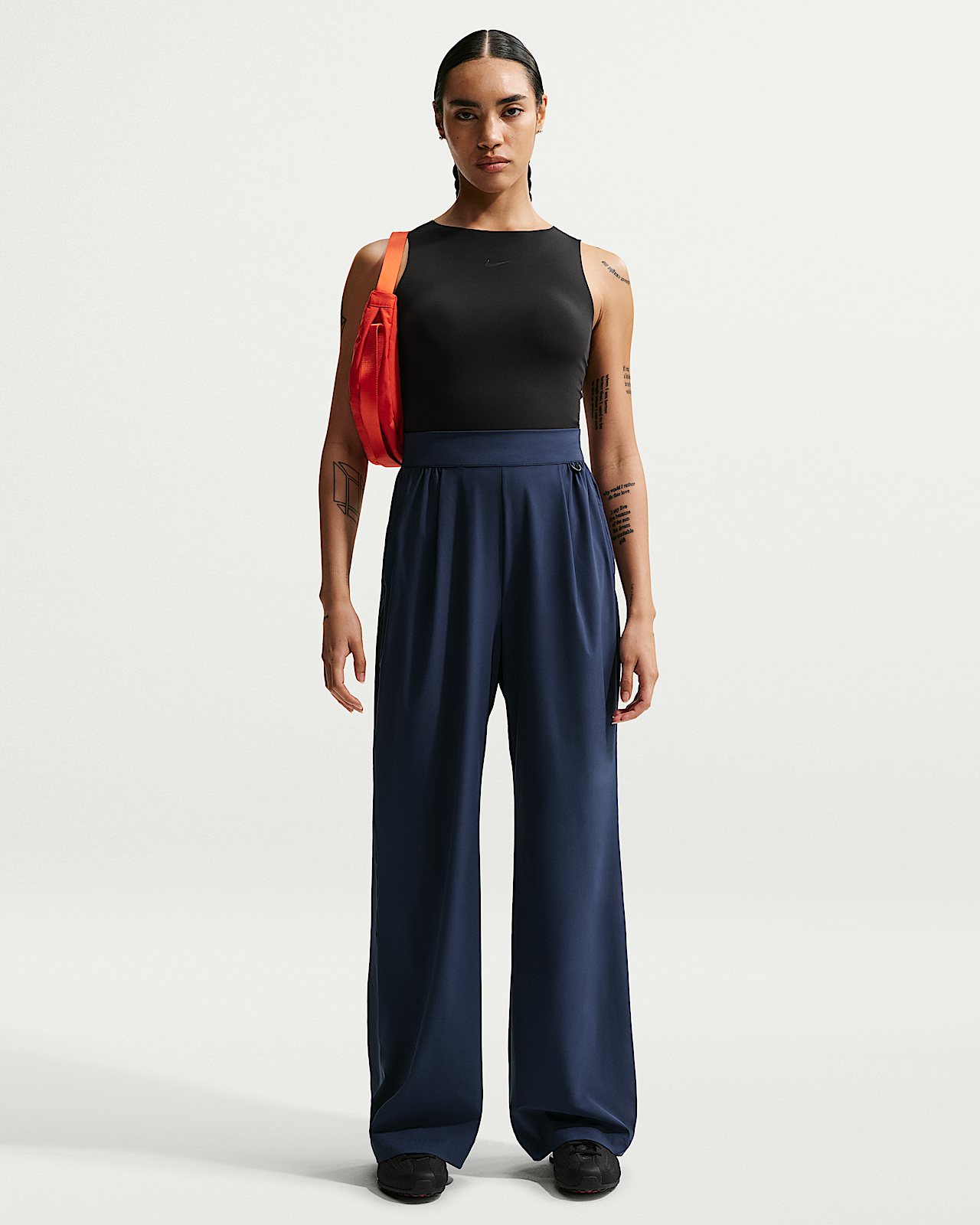 Женские  Nike 24.7 PerfectStretch Dri-FIT High-Waisted Loose Wide-Leg Pants