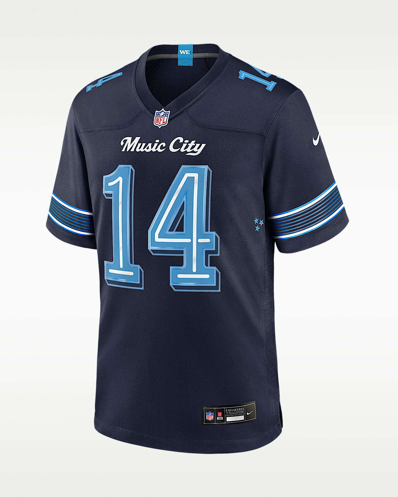 Мужские джерси Carnell Tate Tennessee Titans Rivalries Collection Nike NFL Game Jersey