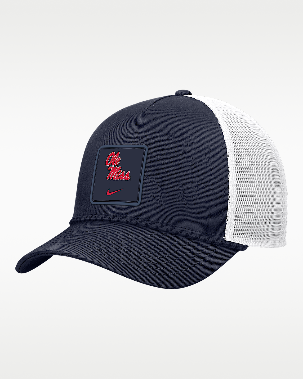 Женские  Ole Miss Sideline Rope Nike College Trucker Adjustable Hat