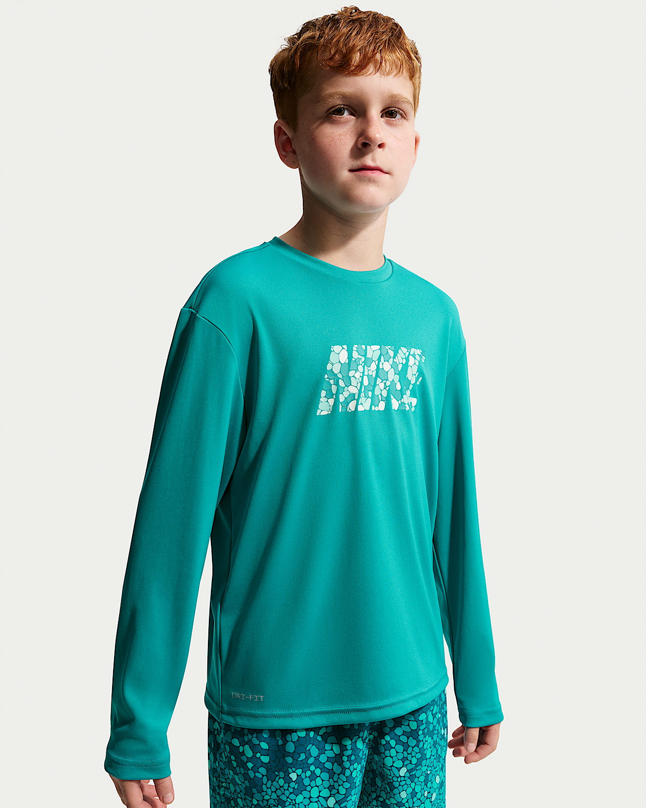 Детские  Nike Swim Hydroguard Big Kids' (Boys') Dri-FIT UV Long Sleeve Top