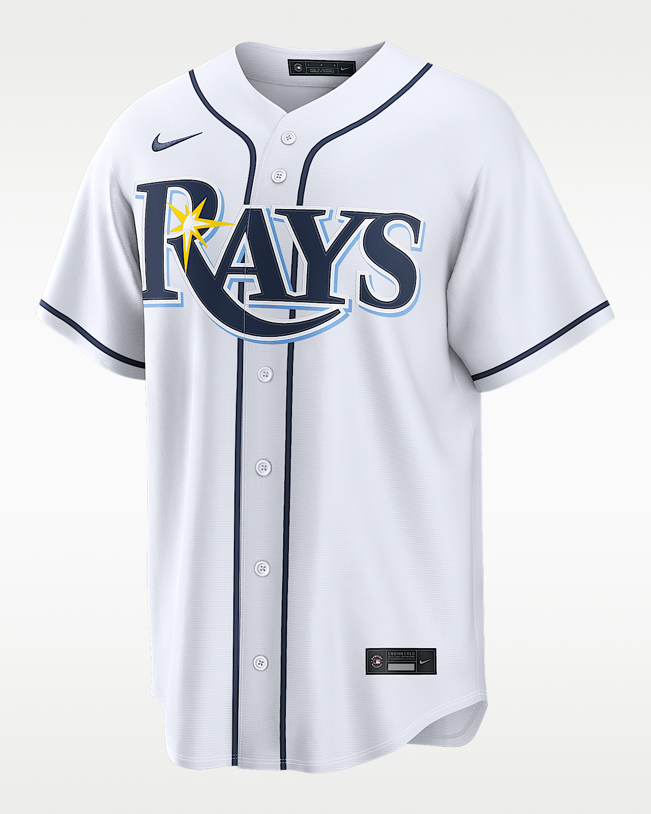 Мужские джерси Junior Caminero Tampa Bay Rays Nike MLB Replica Jersey