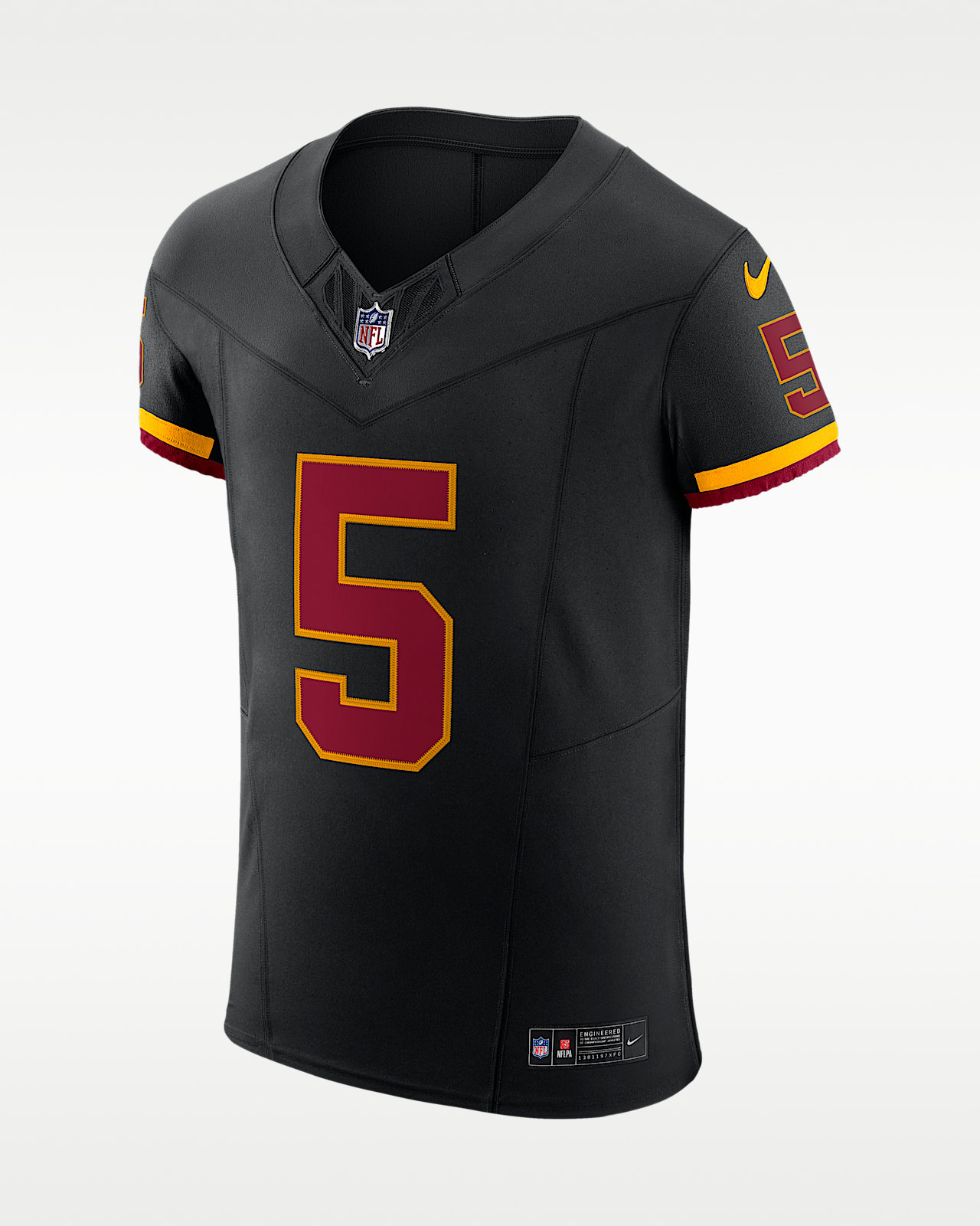 Мужские джерси Jayden Daniels Washington Commanders Nike Dri-FIT NFL Elite Jersey