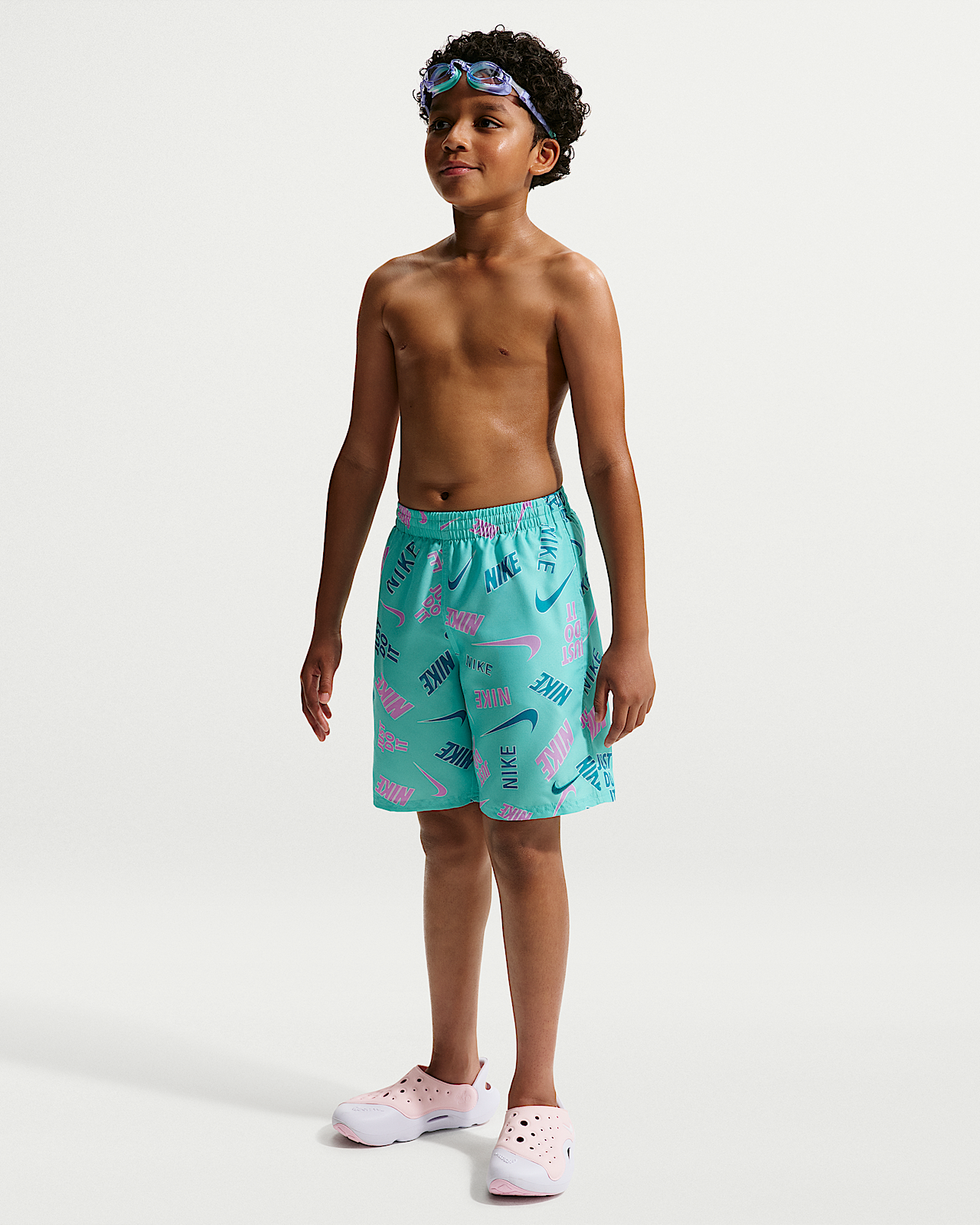 Детские шорты Nike Swim Breaker Big Kids' (Boys') 7" Brief-Lined Volley Short