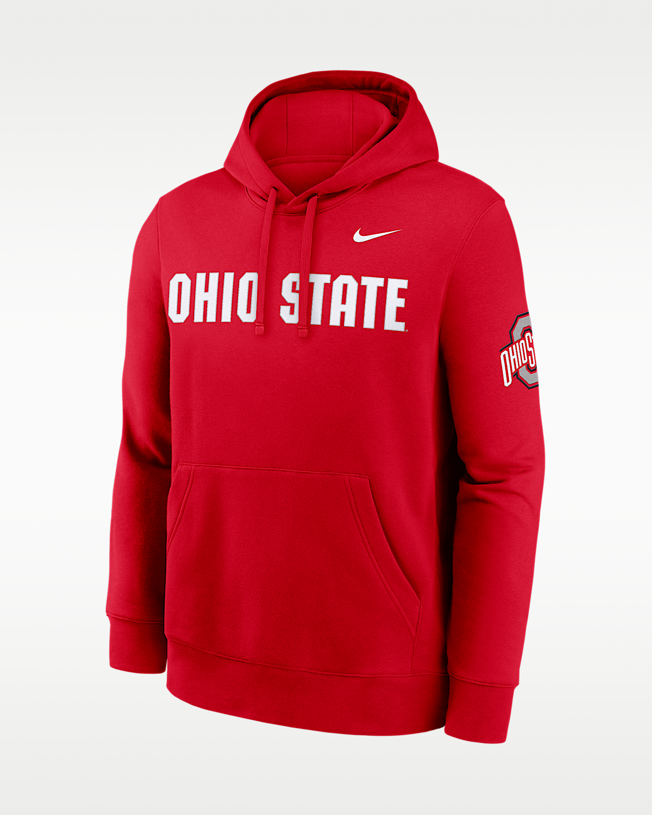 Мужское худи Ohio State Sideline Club Nike College Pullover Hoodie