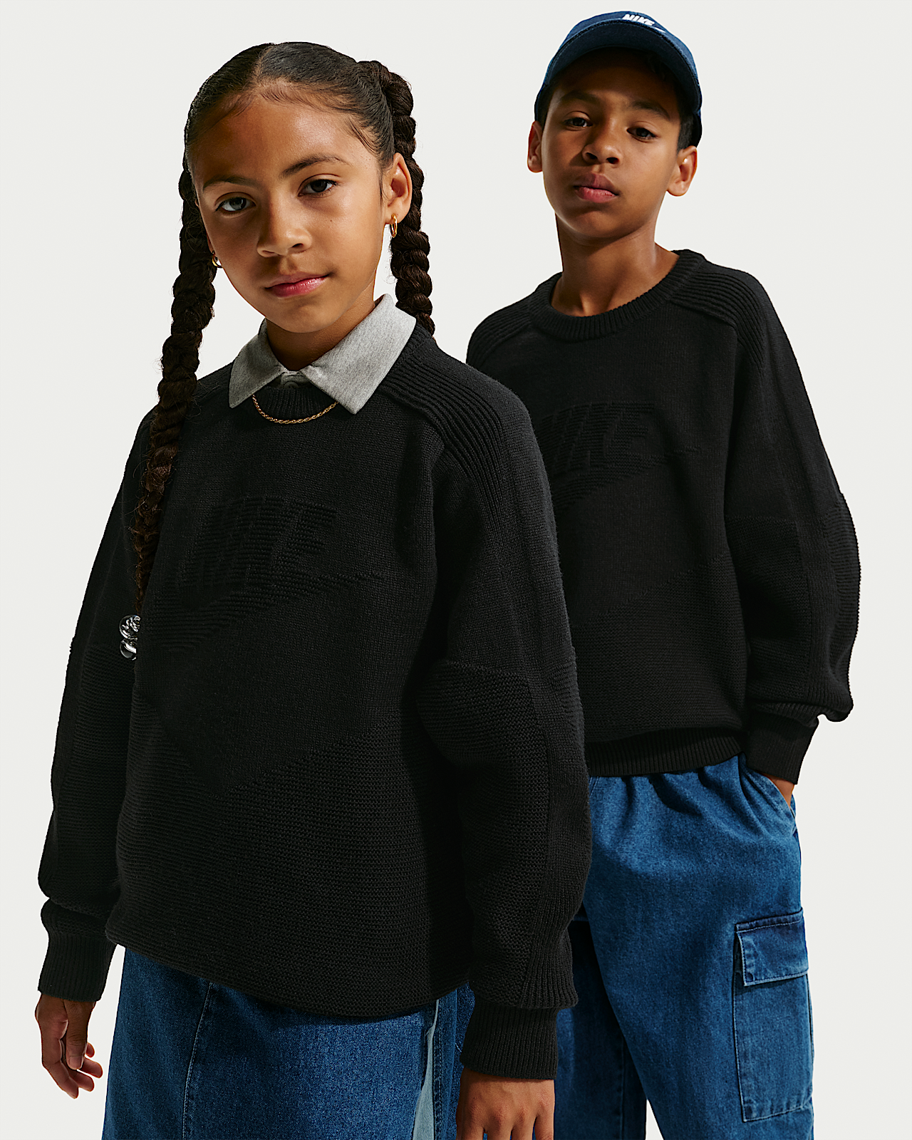 Детские  Nike Sportswear Big Kids' Crew-Neck Sweater