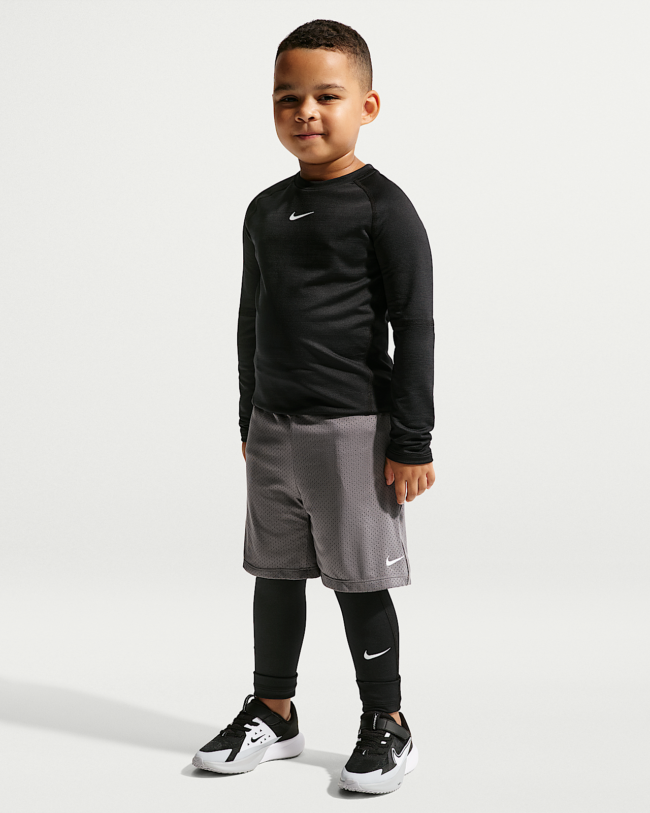 Детские тайтсы Nike Pro Little Kids' Dri-FIT Warm Tights