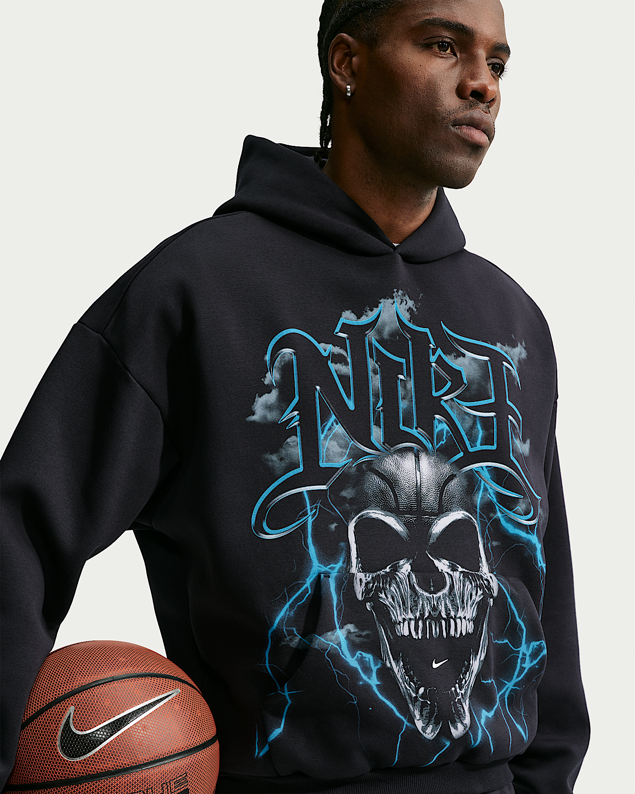 Мужское худи Nike Standard Issue Brushed Pullover Basketball Hoodie для баскетбола