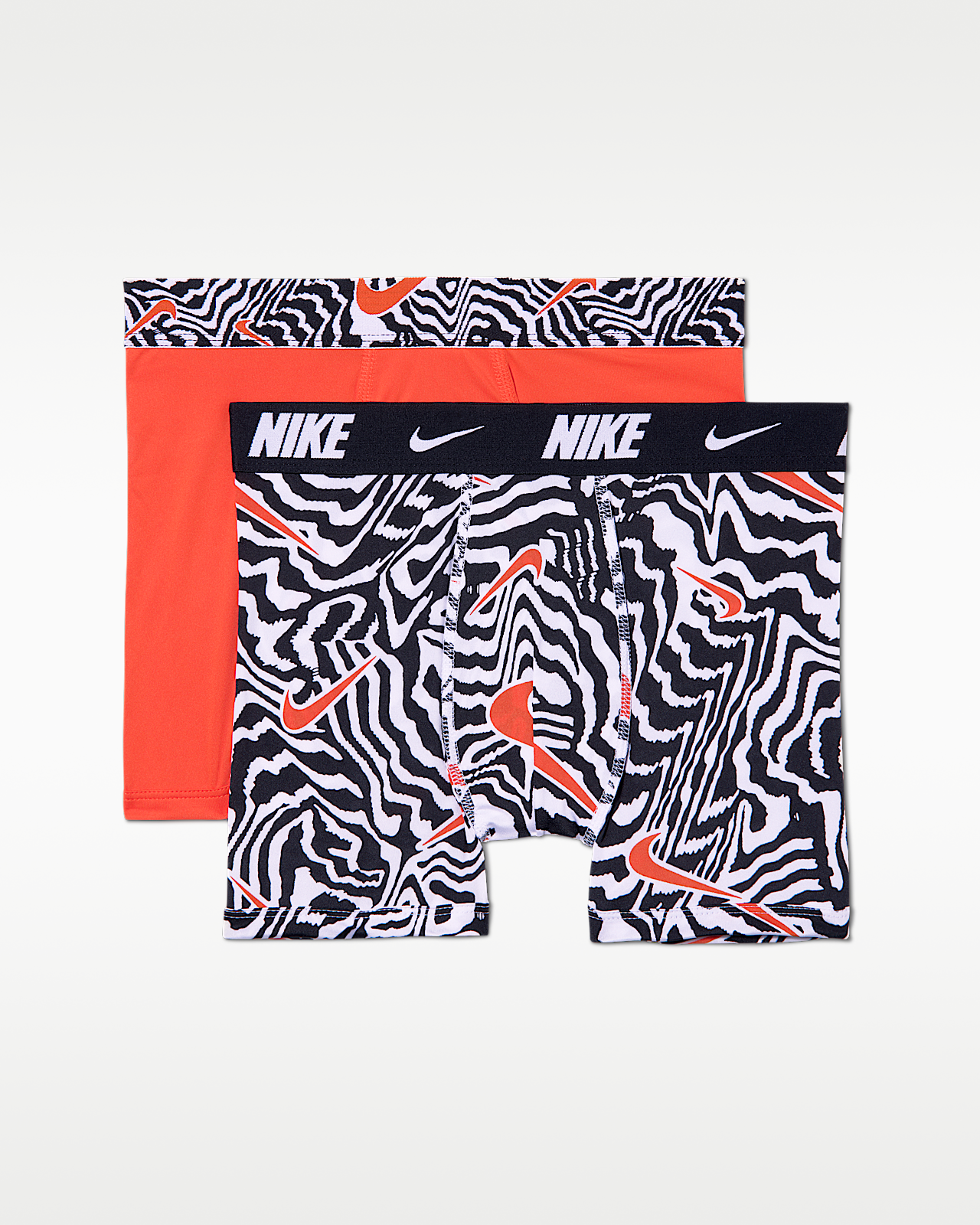 Подростковые  Nike Big Kids' Dri-FIT Printed Boxer Briefs (2-Pack)
