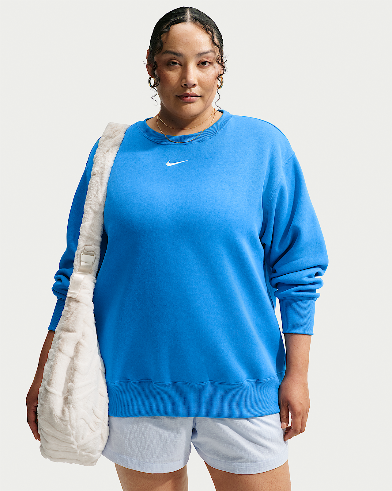 Женский свитшот Nike Sportswear Phoenix Fleece Oversized Crew-Neck (Plus Size)