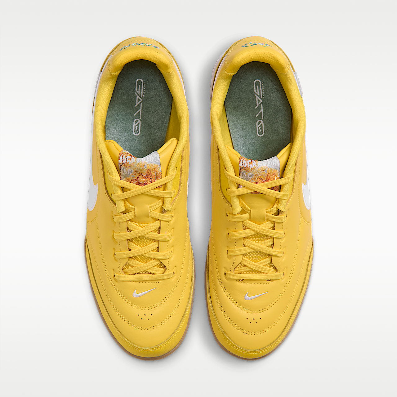 Nike  sneaker Chrome Yellow/Gum Medium Brown/Wit