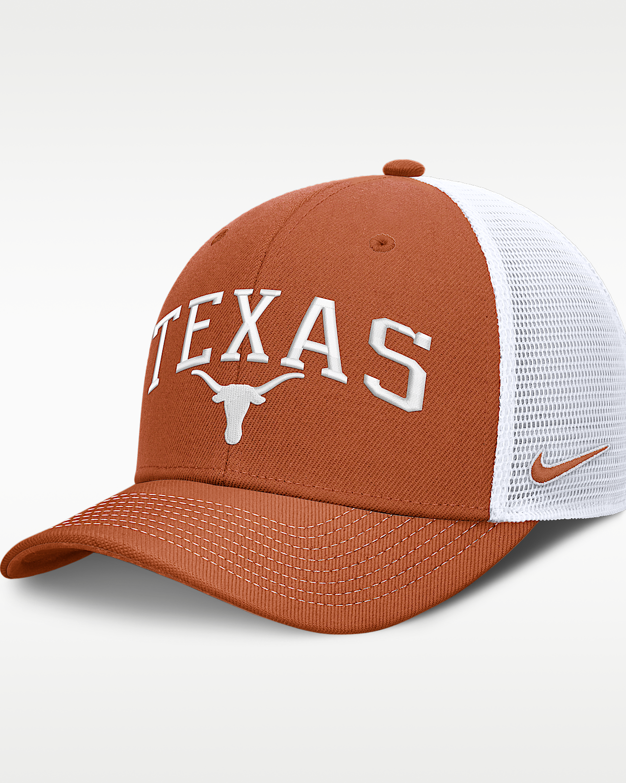 Женские  Texas Primetime Arched Nike Dri-FIT College Trucker Adjustable Hat