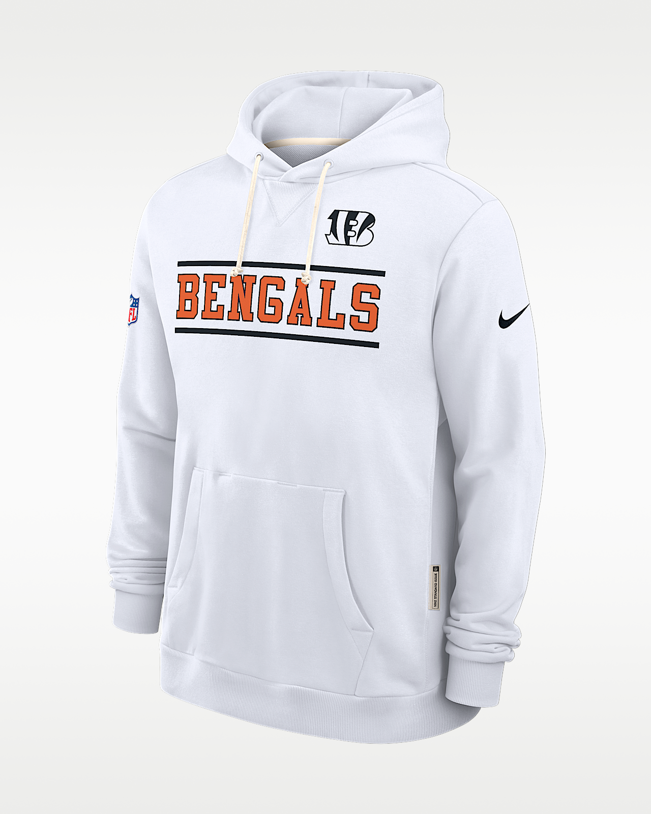 Мужское худи Cincinnati Bengals Alt Standard Issue Nike Dri-FIT NFL Pullover Hoodie