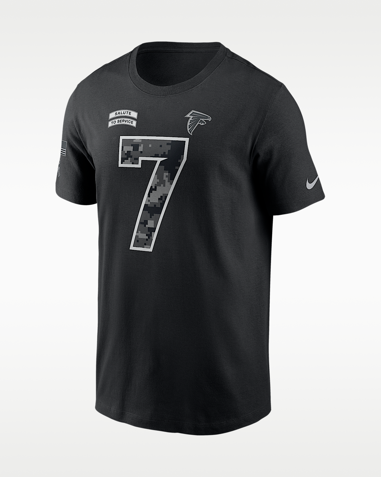 Мужская футболка Bijan Robinson Atlanta Falcons Salute to Service Nike NFL