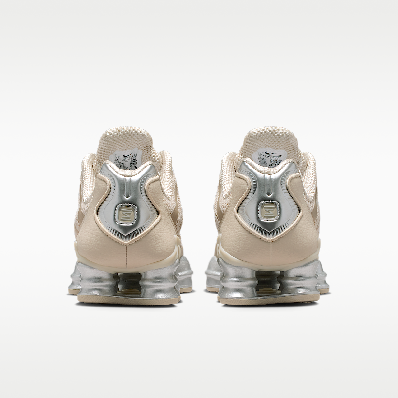 Nike Nike Shox sneaker Cream II/Zwart/Metallic Silver