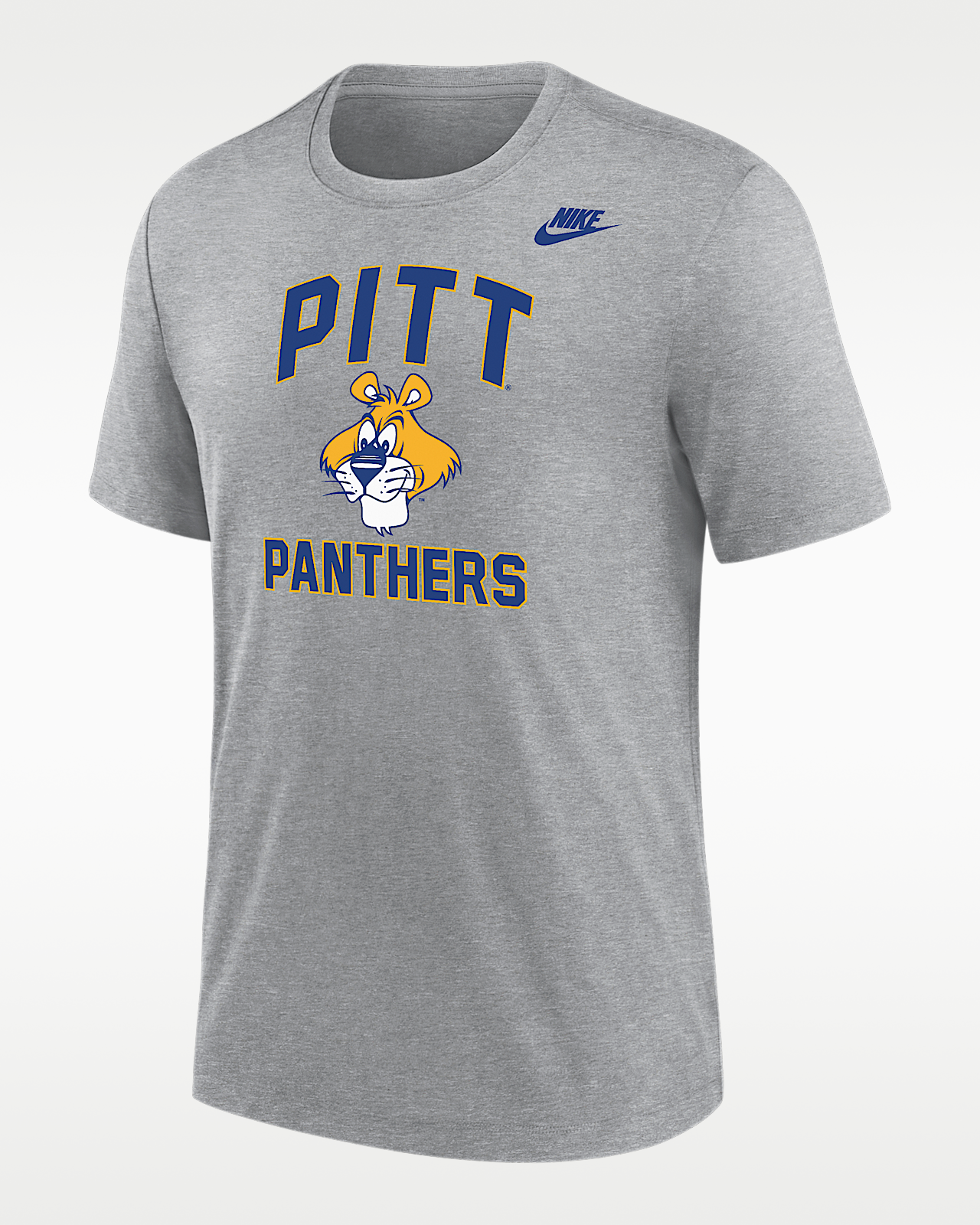 Мужская футболка Pittsburgh Panthers Nike Football Tri-Blend для футбола