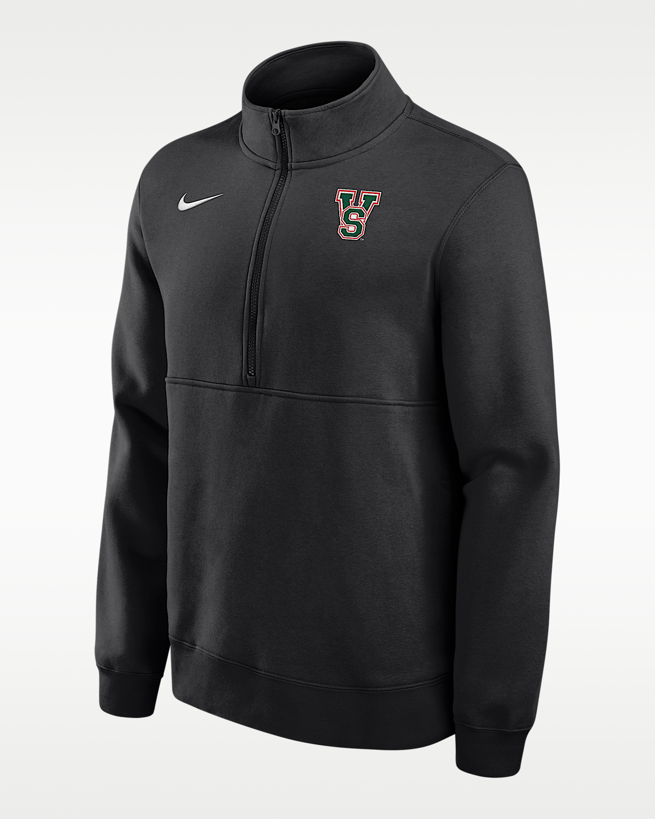 Мужские  Mississippi Valley State University Delta Devil Club Nike College Fleece Half-Zip Top