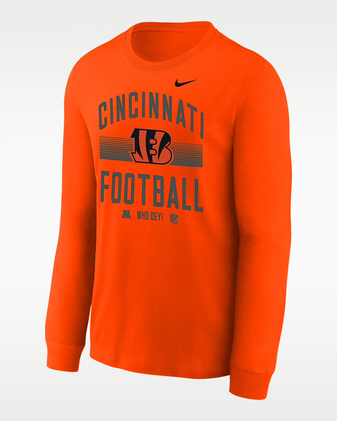 Детская футболка Cincinnati Bengals Hometown Big Kids' Nike NFL Long-Sleeve