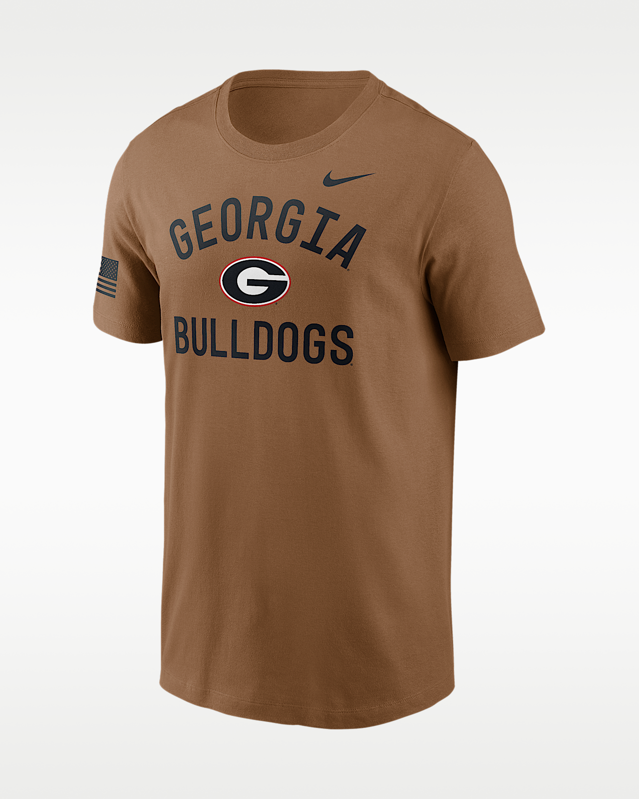 Мужская футболка Georgia Courtside Nike Dri-FIT College