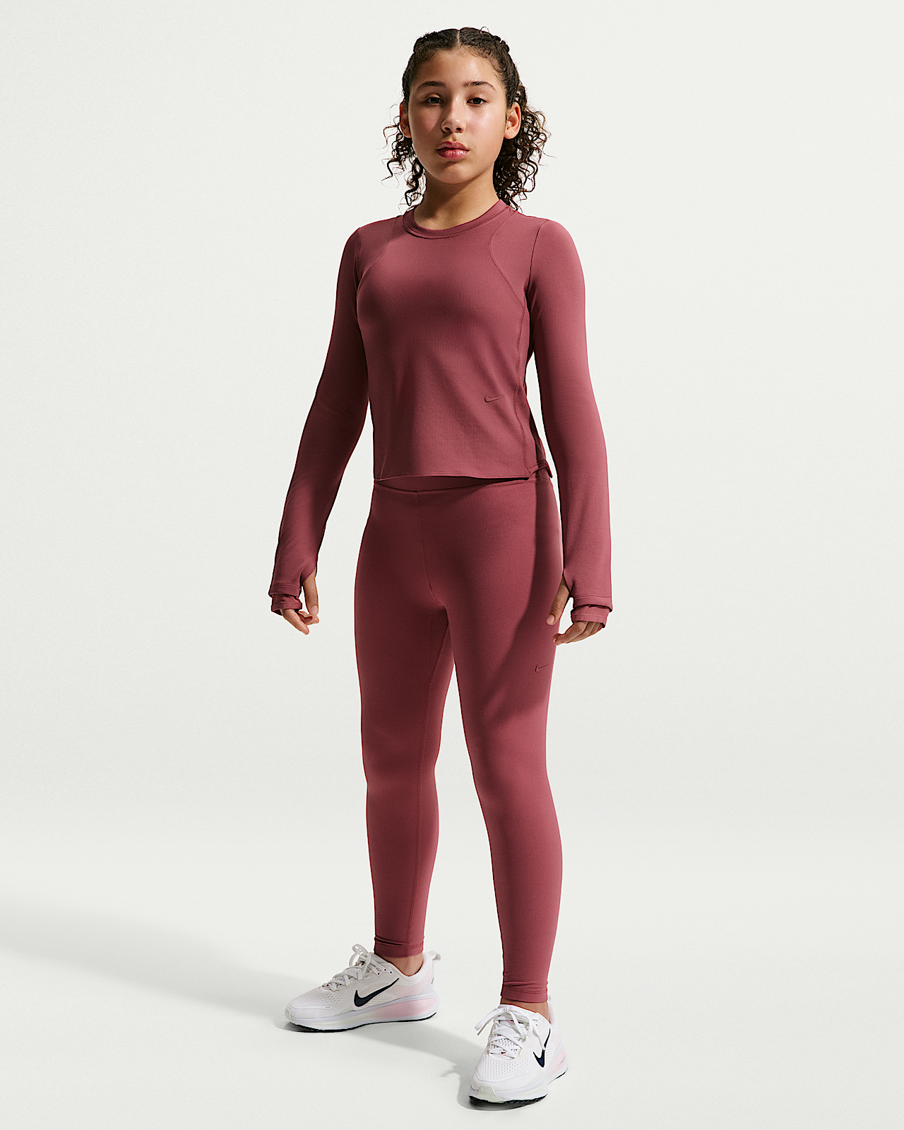 Детские тайтсы Nike MAVN Girls' Dri-FIT High-Rise Leggings