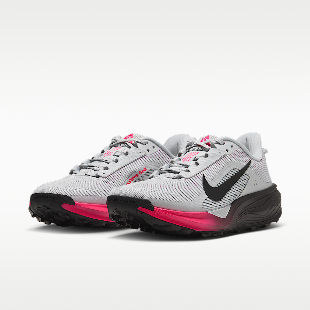 Nike ACG sneaker Pure Platinum/Hyper Pink/Hyper Pink/Zwart