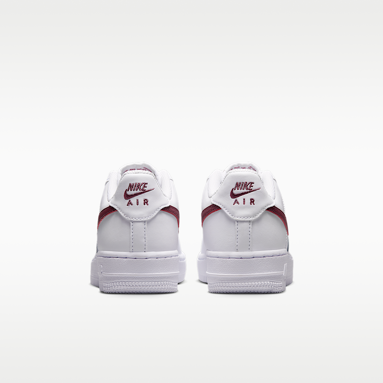 Nike Air Force 1 sneaker Wit/Pink Smoke