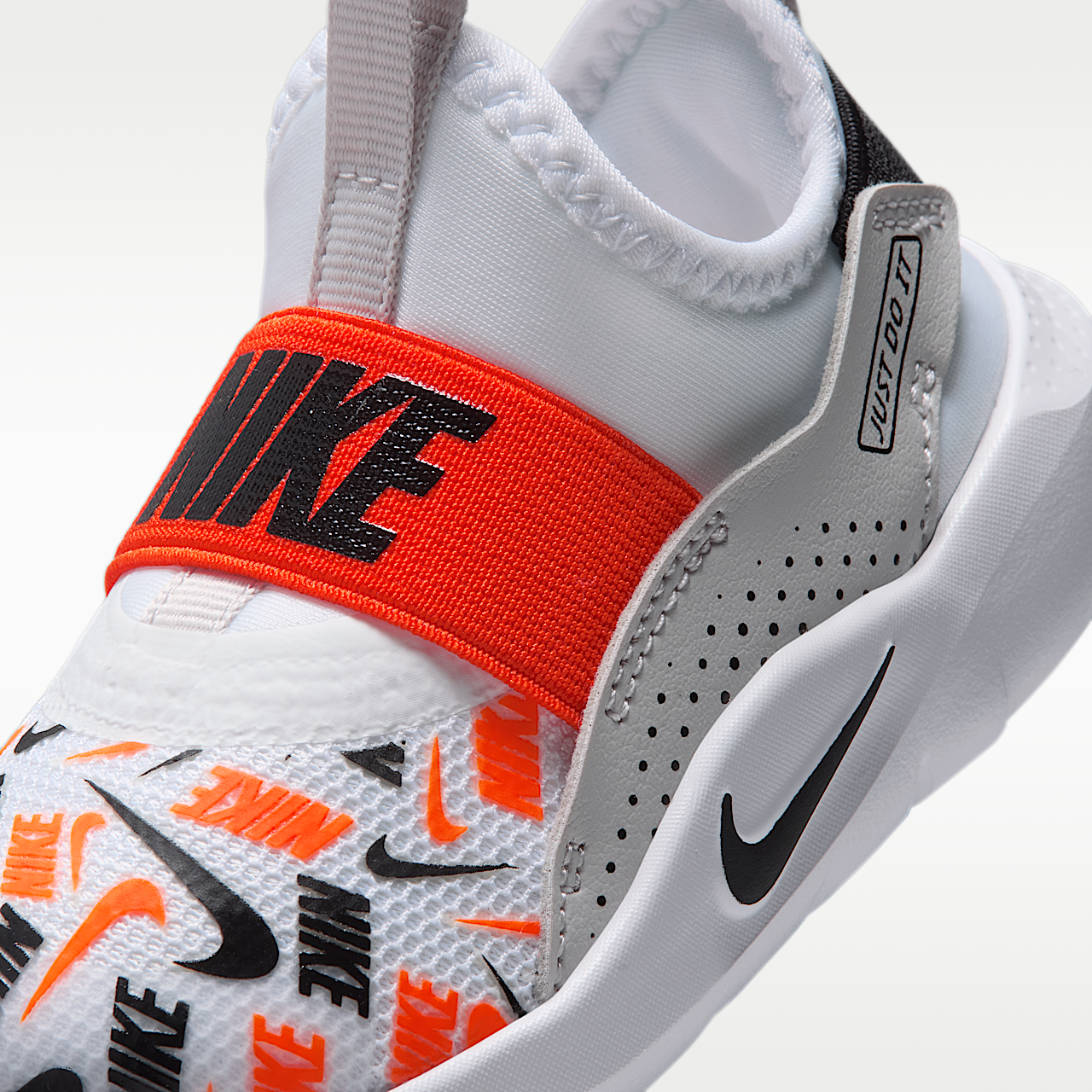 Nike  sneaker Wit/Safety Orange/Vast Grey/Zwart