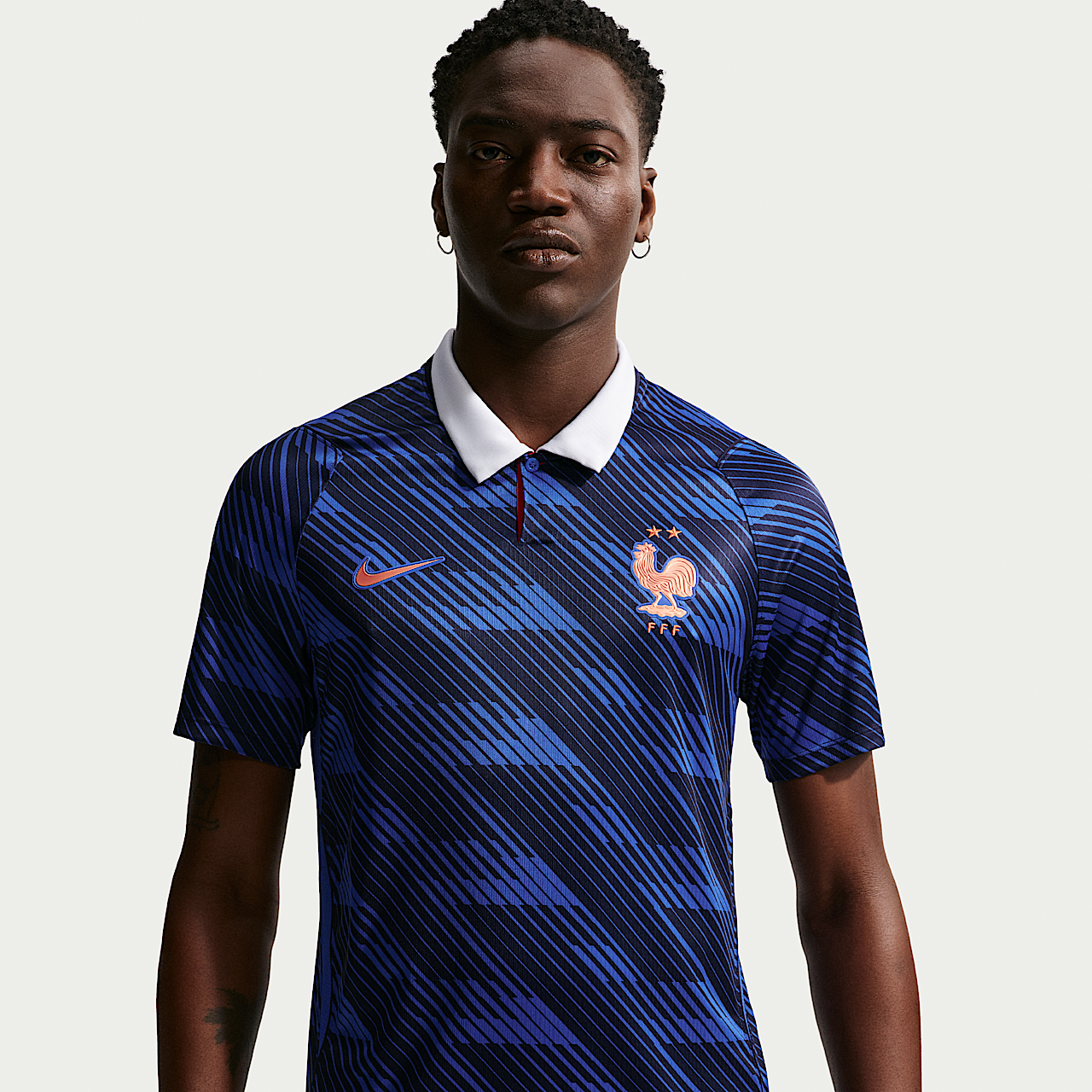 France National Team 2026 Stadium Home (Game Royal/Blackened Blue/White/Metallic Copper)