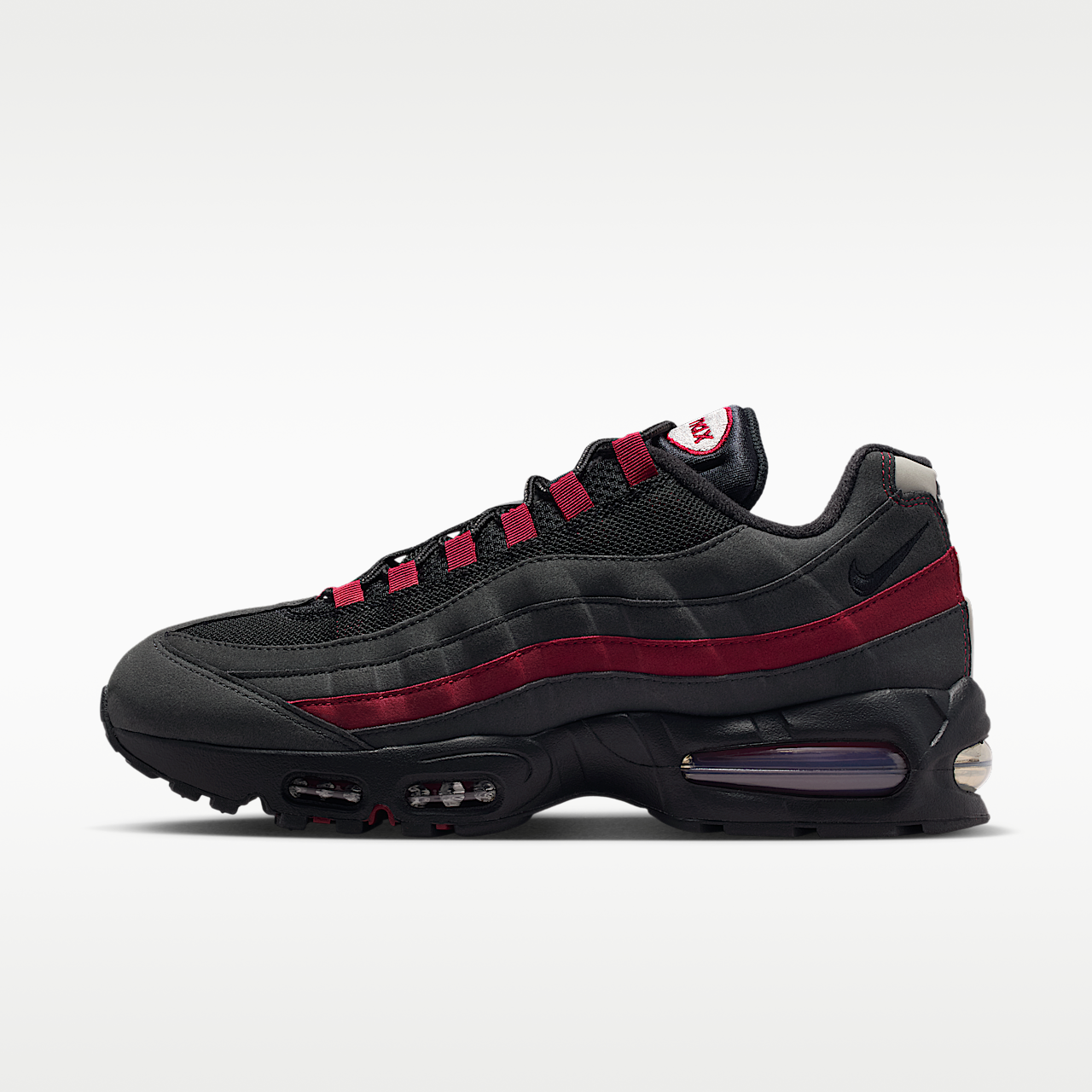 Nike Air Max 95 Big Bubble "OG" (Black/Team Crimson/Wolf Grey/Black)