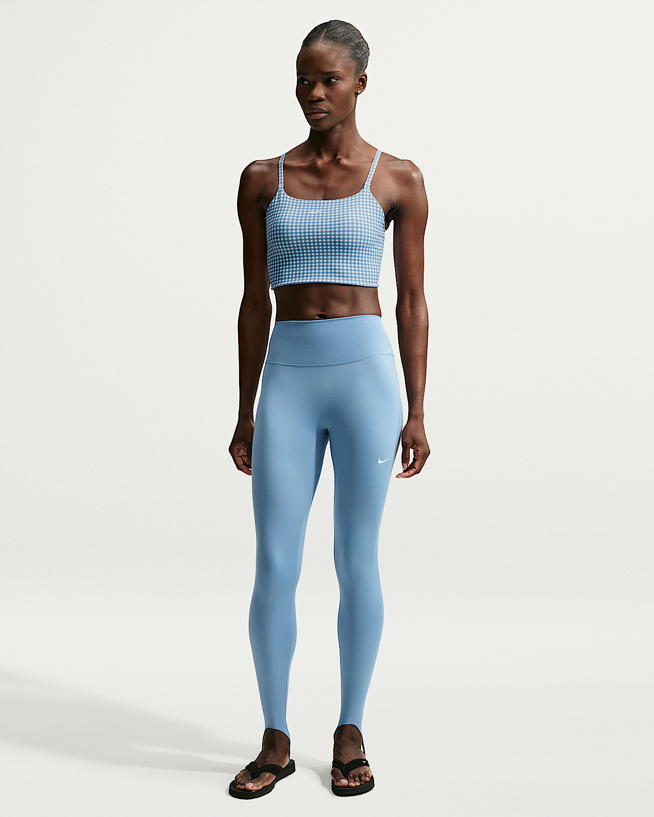 Женские тайтсы Nike One High-Waisted Full-Length Stirrup Leggings