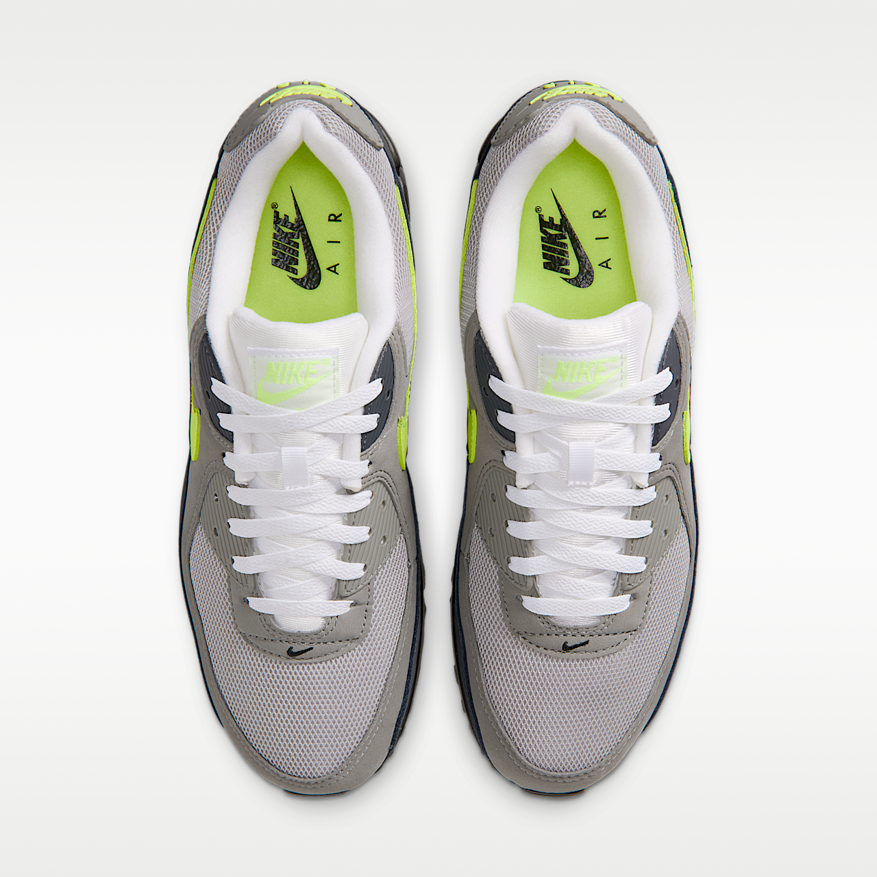 Nike Air Max sneaker Zwart/Anthracite/Light Charcoal/Neon Yellow