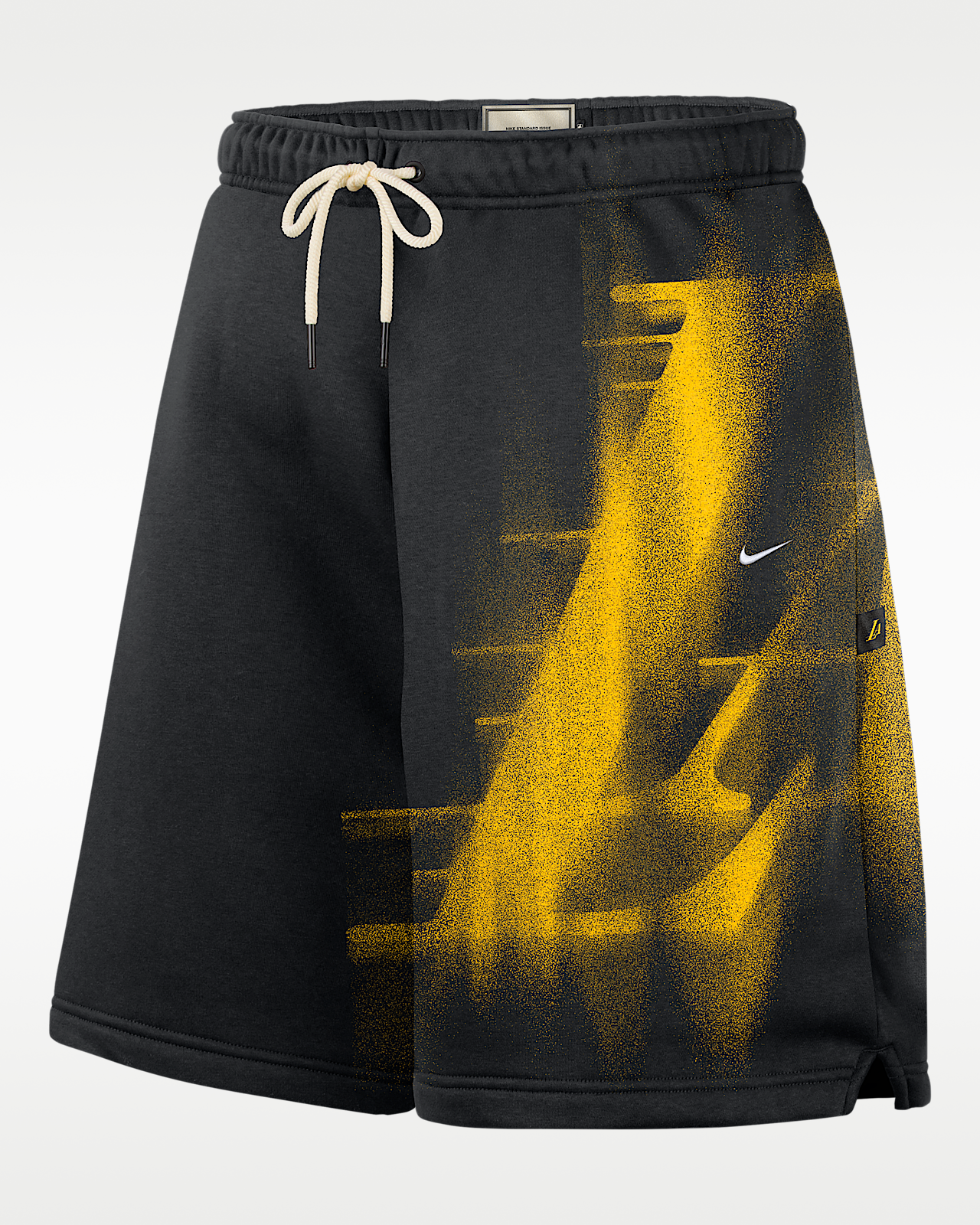 Мужские шорты Los Angeles Lakers Standard Issue Nike Fleece Basketball Shorts для баскетбола