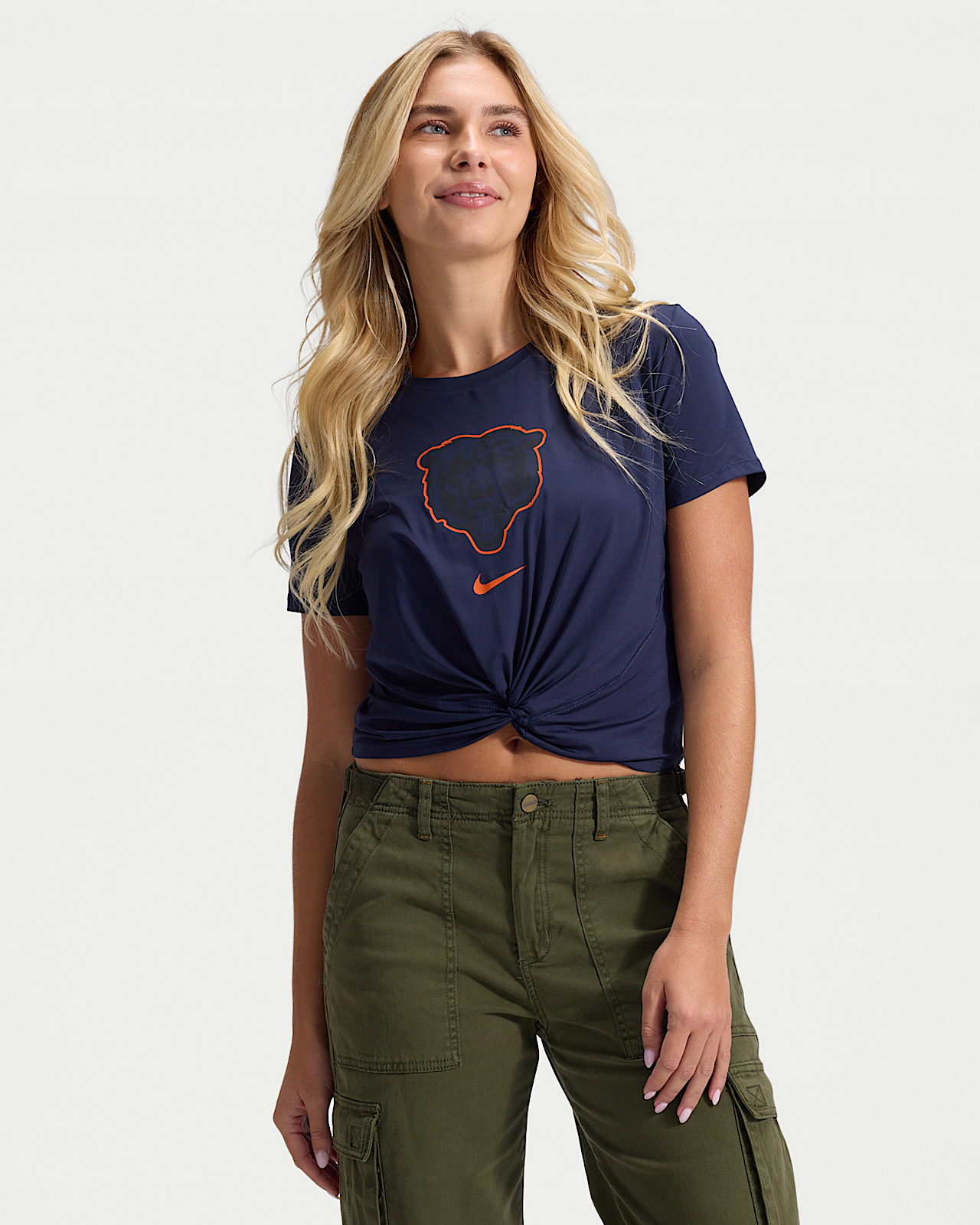 Женская футболка Chicago Bears Rivalries Collection One Classic Twist Nike Dri-FIT NFL