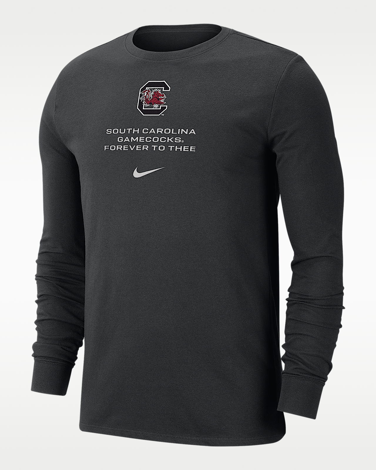 Мужская футболка Nike College (South Carolina Gamecocks) Dri-FIT Long-Sleeve