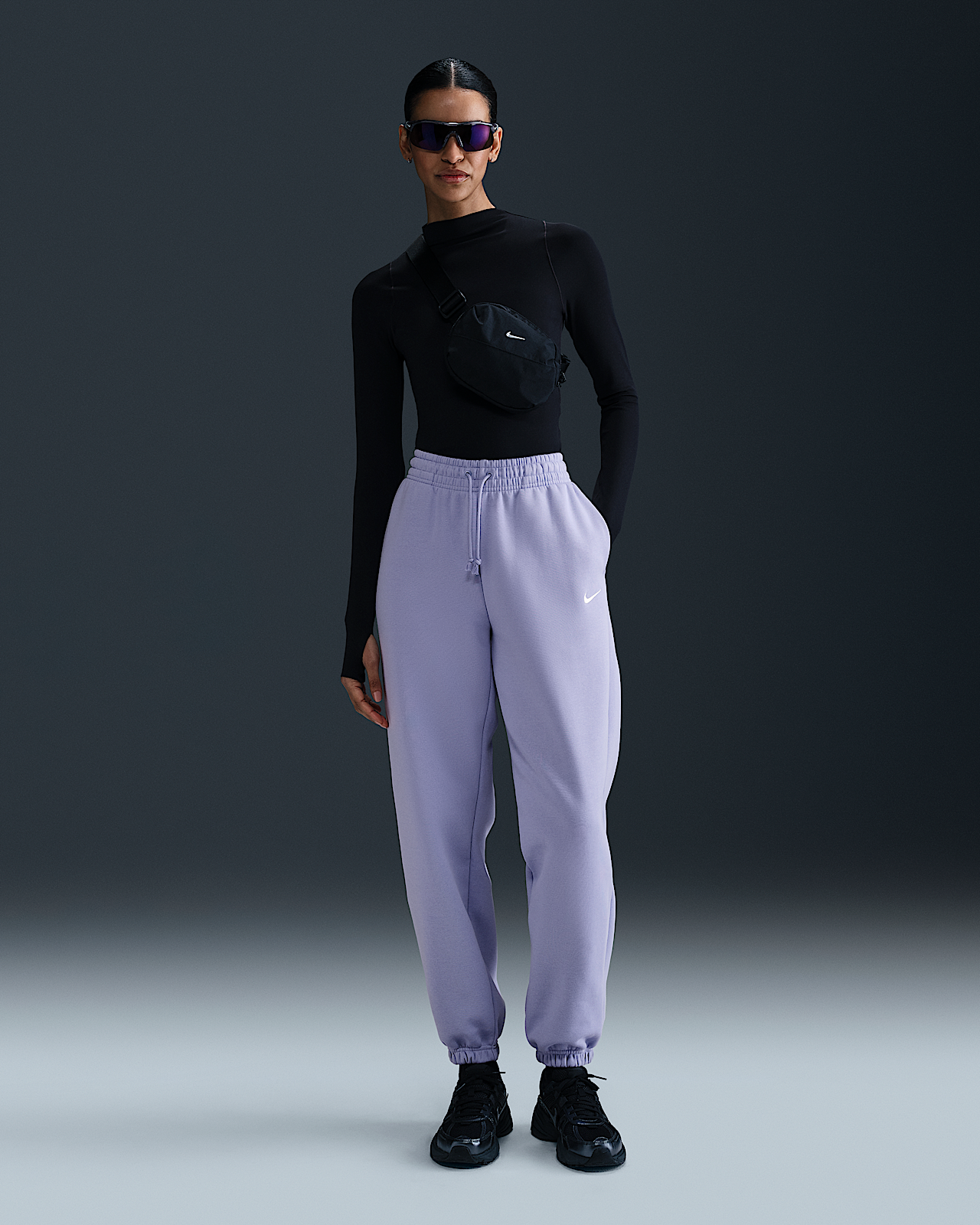 Женские  Nike Sportswear Phoenix Fleece High-Waisted Oversized Sweatpants