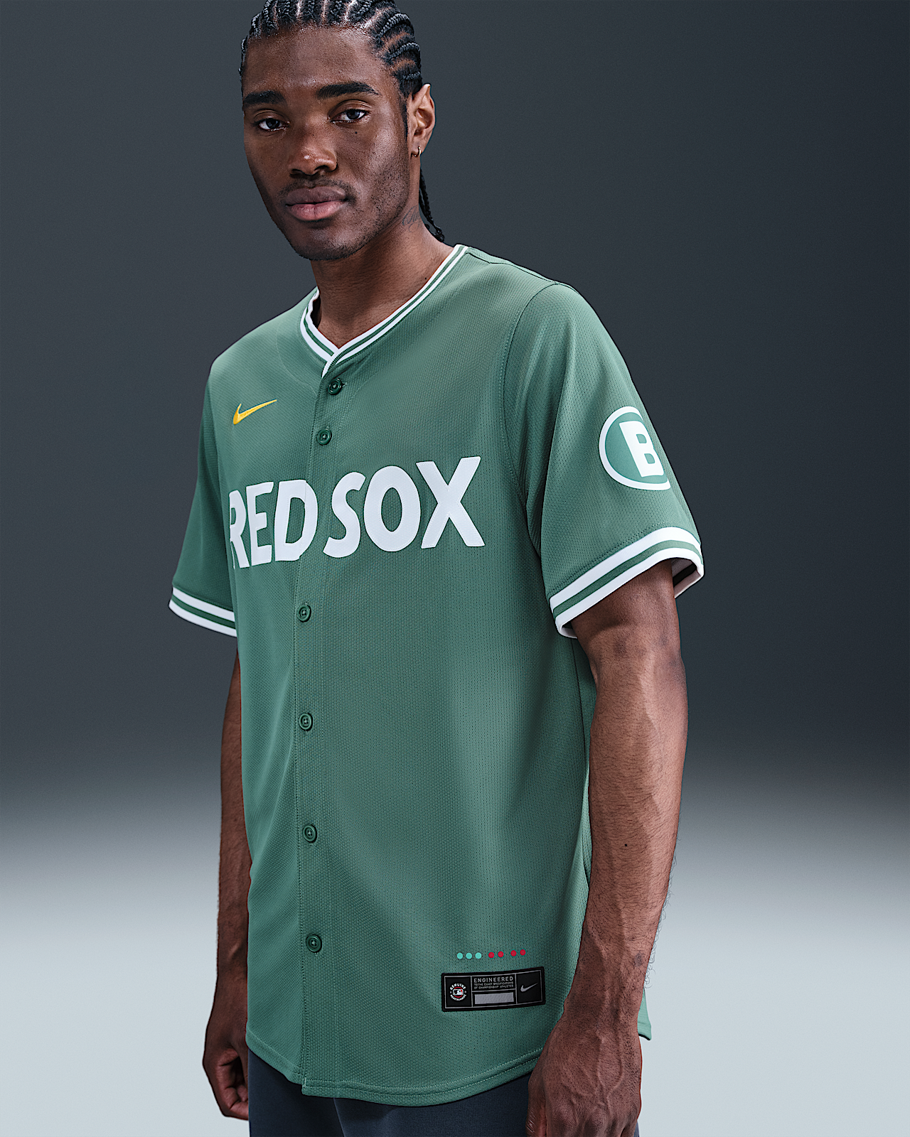 Мужские джерси Boston Red Sox City Connect Men’s Nike Dri-FIT ADV MLB Limited Jersey